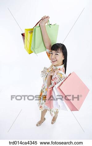 body, wholebody, smile, laugh, laughter, shopping, shoppingbag View Large Photo Image Stock Photography - body, wholebody, smile, laugh, laughter, shopping, shoppingbag. Fotosearch