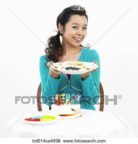 Stock Photo - person, people, oriental, orientals, orientalpeople, korean, woman. Fotosearch