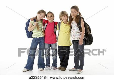 Group of children in Studio View Large Photo Image Picture - Group of children in Studio. Fotosearch