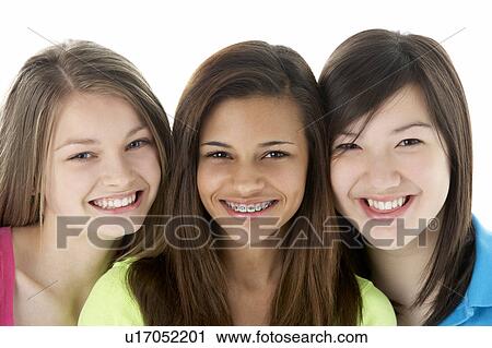 Group of Teenage Girlfriends View Large Photo Image Stock Image - Group of Teenage Girlfriends. Fotosearch