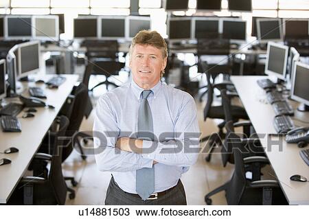 Stock Image - Portrait Of A Stock Trader. Fotosearch