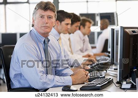 Stock Traders At Work View Large Photo Image Stock Image - Stock Traders At Work. Fotosearch