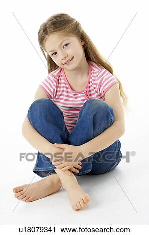 Studio Portrait of Smiling Girl View Large Photo Image Stock Image - Studio Portrait of Smiling Girl. Fotosearch