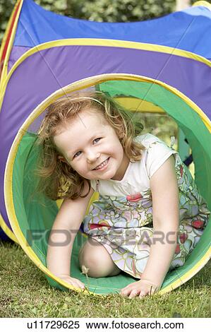 Young Girl Crawling Through Play Equipment View Large Photo Image Stock Photography - Young Girl Crawling Through Play Equipment. Fotosearch