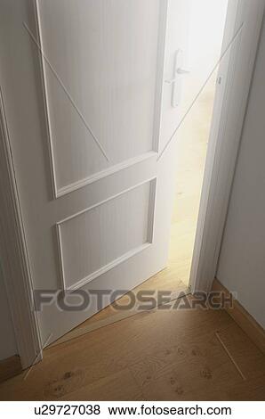 Door cracked open View Large Photo Image Stock Photo - Door cracked open. Fotosearch