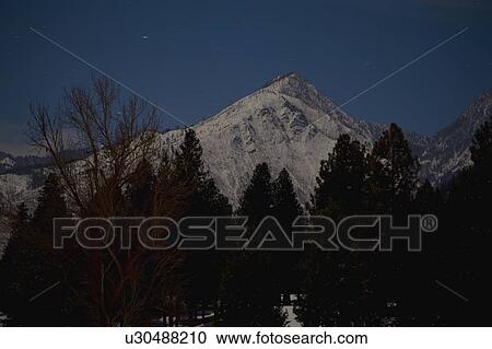 Mountain at night View Large Photo Image Stock Image - Mountain at night. Fotosearch