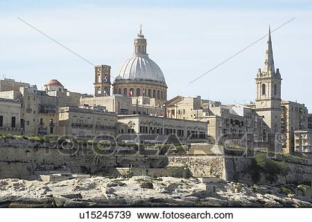 Stock Photo - Old buildings. Fotosearch