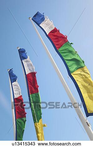 Prayer flags, Benalmadena, Costa del Sol, Malaga Province, Spain View Large Photo Image Stock Image - Prayer flags, Benalmadena, Costa del Sol, Malaga Province, Spain. Fotosearch