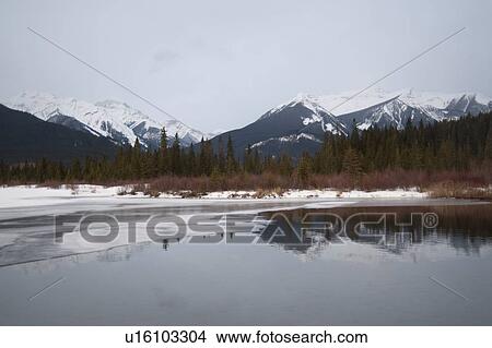 Winter landscape, Banff National Park, Alberta, Canada View Large Photo Image Picture - Winter landscape, Banff National Park, Alberta, Canada. Fotosearch
