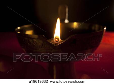 Stock Image - A diya. Fotosearch