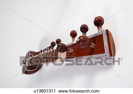 Stock Image - A sitar. Fotosearch