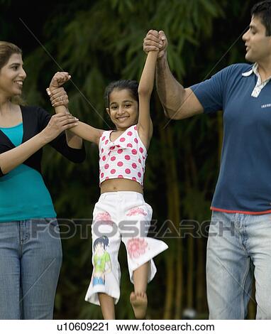 Stock Image - Family at picnic. Fotosearch