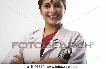 Stock Photo - Portrait of a doctor. Fotosearch