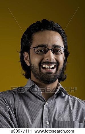 Stock Image - Portrait of a man. Fotosearch