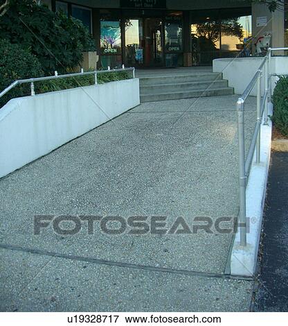 Stock Photo - A ramp at a business.. Fotosearch