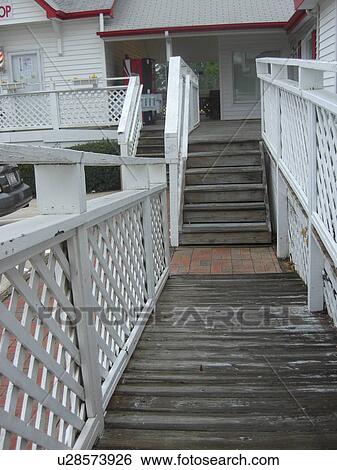 Stock Photograph - A ramp at a business.. Fotosearch