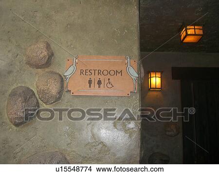 Companion rest room sign. View Large Photo Image Picture - Companion rest room sign.. Fotosearch