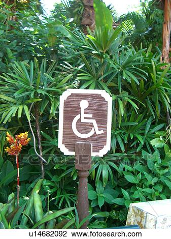 Handicap line sign. View Large Photo Image Stock Image - Handicap line sign.. Fotosearch