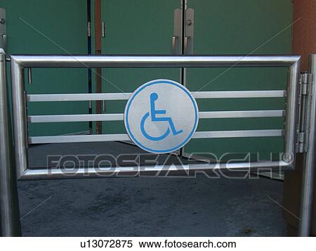 Handicap line sign. View Large Photo Image Stock Photography - Handicap line sign.. Fotosearch