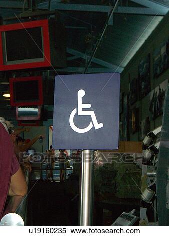 Stock Photography - Handicap line sign. Fotosearch