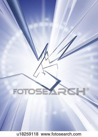 Stock Photo - Abstract image of bending lines. Fotosearch