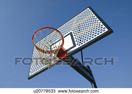 Stock Image - Basketball hoop. Fotosearch