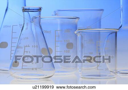 Stock Photo - Beakers and flasks. Fotosearch