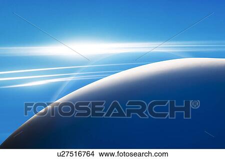 Blue ball, computer graphic, blue background View Large Photo Image Picture - Blue ball, computer graphic, blue background. Fotosearch