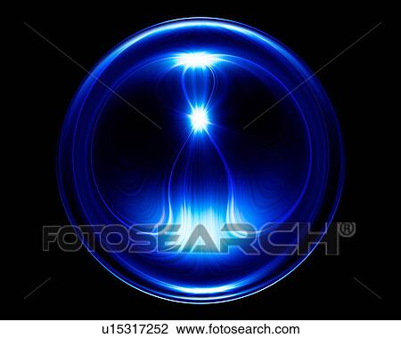 Stock Image - Blue sphere. Fotosearch