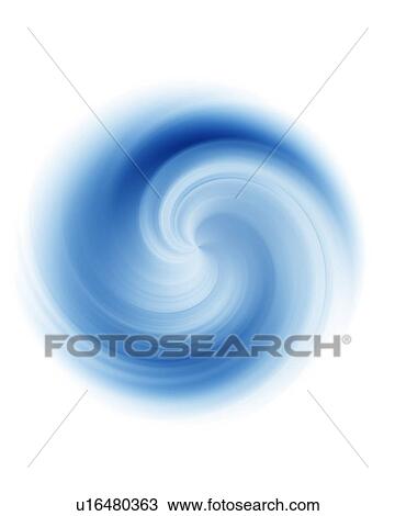 Stock Image - Blue Swirl. Fotosearch