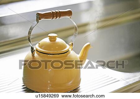 Stock Photo - Boiling kettle. Fotosearch