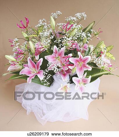 Stock Photo - Bouquet of lilies. Fotosearch