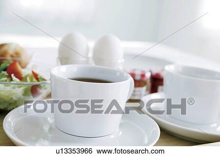Stock Photograph - Breakfast with coffee. Fotosearch