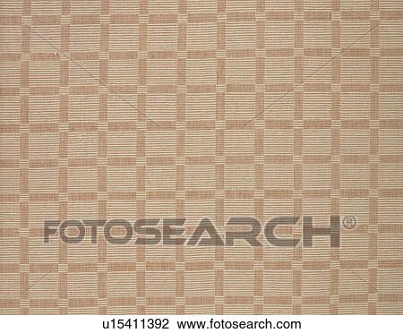 Brown and white square patterned fabric View Large Photo Image Stock Image - Brown and white square patterned fabric. Fotosearch