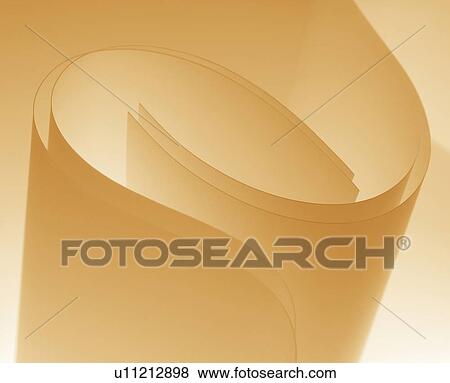 Stock Photo - Brown curved lines. Fotosearch
