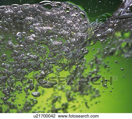 Bubbles on green background View Large Photo Image Stock Image - Bubbles on green background. Fotosearch