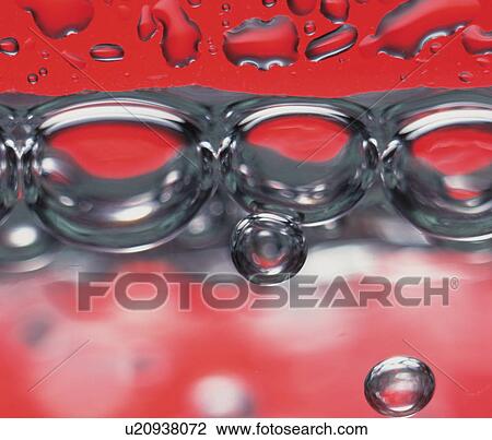 Bubbles on red background View Large Photo Image Stock Image - Bubbles on red background. Fotosearch