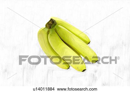 Bunch of bananas, white background View Large Photo Image Picture - Bunch of bananas, white background. Fotosearch