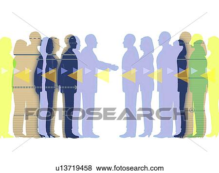 Business people and arrow signs View Large Photo Image Stock Photo - Business people and arrow signs. Fotosearch