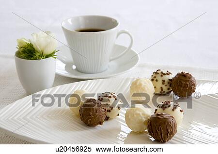 Stock Photography - Chocolate truffles. Fotosearch