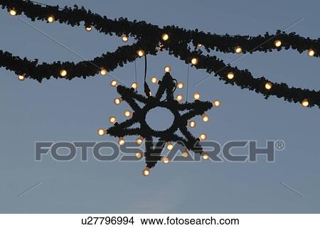 Picture - Christmas lights. Fotosearch