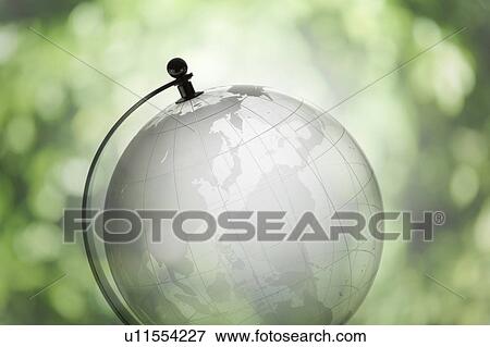 Stock Photo - Clear Globe. Fotosearch