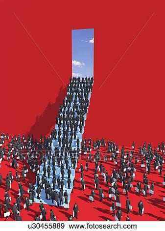 Cloned businessman climbing up the staircase View Large Photo Image Stock Photo - Cloned businessman climbing up the staircase. Fotosearch