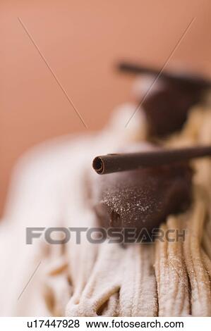 Close up of tart with chestnut cream, colored background View Large Photo Image Stock Photo - Close up of tart with chestnut cream, colored background. Fotosearch