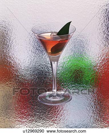 Stock Image - Cocktail glass. Fotosearch