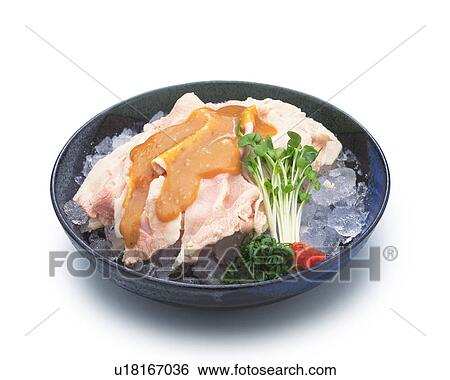 Cold pork shabu shabu View Large Photo Image Stock Photograph - Cold pork shabu shabu. Fotosearch