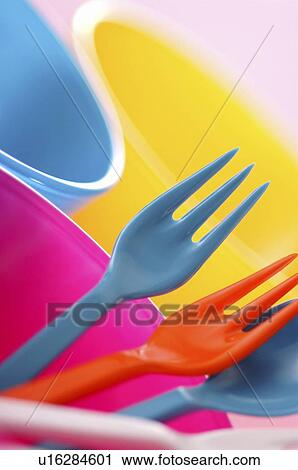 Colored cutlery View Large Photo Image Stock Image - Colored cutlery . Fotosearch