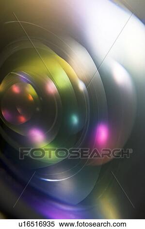Stock Photography - Colorful lights, computer graphic. Fotosearch