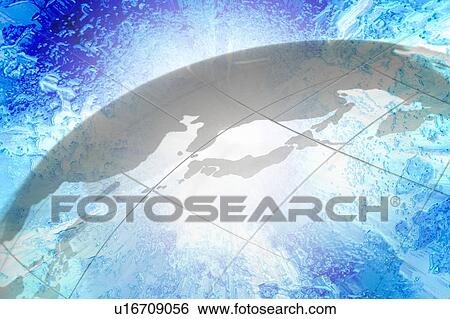 Stock Photograph - Computer Graphics of Globe. Fotosearch