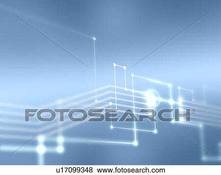 Stock Photo - Computer network. Fotosearch